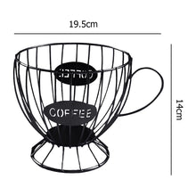 Carregar imagem no visualizador da galeria, Porta Cápsula de Metal em Formato de Xícara para Nespresso, Vertuo e Dolce Gusto